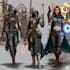 create dnd character design, concept art and illustration