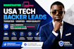 generate USA UK kickstarter and indiegogo tech backer leads