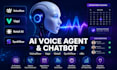 create ai voice agent using voiceflow vapi synthflow retell, manychat, botpress