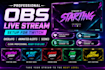 create obs stream setup, animated alerts, overlays and twitch animated scenes
