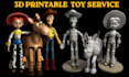 create 3d printable  toy, action figure, character sculpt, stl model