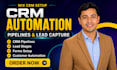 setup wix crm pipelines forms lead capture and customer automation