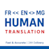 translate french malagasy and english documents