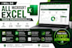 do any microsoft excel task professionally