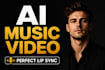 create a professional ai music video with perfect lip sync