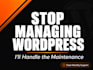 provide wordpress maintenance and website management