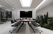 redesign 3d office interior from layout, 3d space mockup, conference room render
