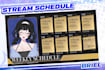 create custom stream schedule