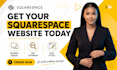 do squarespace website design redesign edit squarespace website  landing page