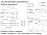 provide UK structural calculations and building regulations drawings