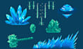 create pixel art spell animation, magic vfx, sprite sheet, rpg game effects