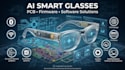 design complete ai smart glasses pcb, firmware and software solution