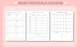 create custom printable planner designs