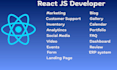 develop react js, full stack, mern stack, custom website