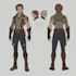 draw character sheet in anime style