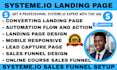 create systeme io sales funnel systeme io landing page systeme io website funnel