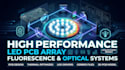 design high performance led pcb array ,fluorescence, and optical systems