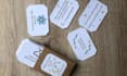 design printable custom motivational card affirmation card card box packaging