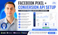 setup facebook pixel conversion API and meta ads manager conversion tracking