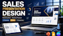 create sales presentation design marketing deck business proposal powerpoint