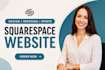 build squarespace website design redesign squarespace website development
