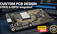 do electronics engineering electrical design robotics stm32 pcb layout esp32