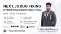 fix nextjs website bugs, react errors, and vercel deployment issues
