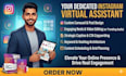 be your instagram virtual assistant expert for content creation and management