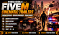 make awesome fivem cinematic trailer video loading screen fivem intro
