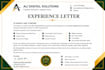 professional experience letter template