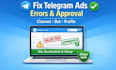 fix telegram ads, telegram ad error telegram ad destination for bot and channel