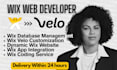 develop wix website using velo, wix code and databases wix studio custom website