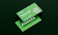 design business card and brand identity