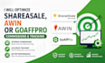 optimize shareasale, awin, goaffpro commissions tracking