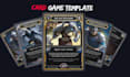 design a print ready card game template for board and tcg games
