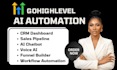 setup gohighlevel funnel automation ai chatbot and voice agent