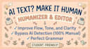 manually edit, rewrite and humanize ai content