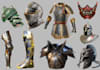 custom cosplay props, 3d helmet, armor, wearable anime props stl for 3d printing