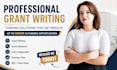 grant writing grant proposal grant research and grant application