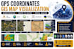 coordinates gps data to map visualization georeferencing map raster vector gis