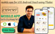 build mvp mobile app development ios app android app saas flutter app developer