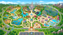 design custom theme park map, zoo map, amusement park and attraction map