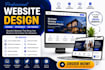 a custom website design with wordpress or wix