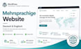 erstelle deine mehrsprachige wordpress website deutsch englisch
