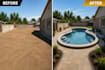 create cinematic pool construction timelapse videos
