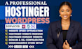 build hostinger wordpress website design redesign horizon hostinger website