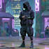 cyberpunk hacker character art