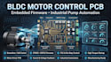 dobldc motor control pcb embedded firmware for industrial piston pump automation