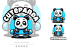 create a professional panda logo with source files