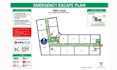 create a professional fire safety plan and emergency evacuation plan